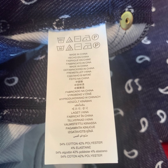 Michael Kors paisley print stretch ankle pants - Picture 6 of 6